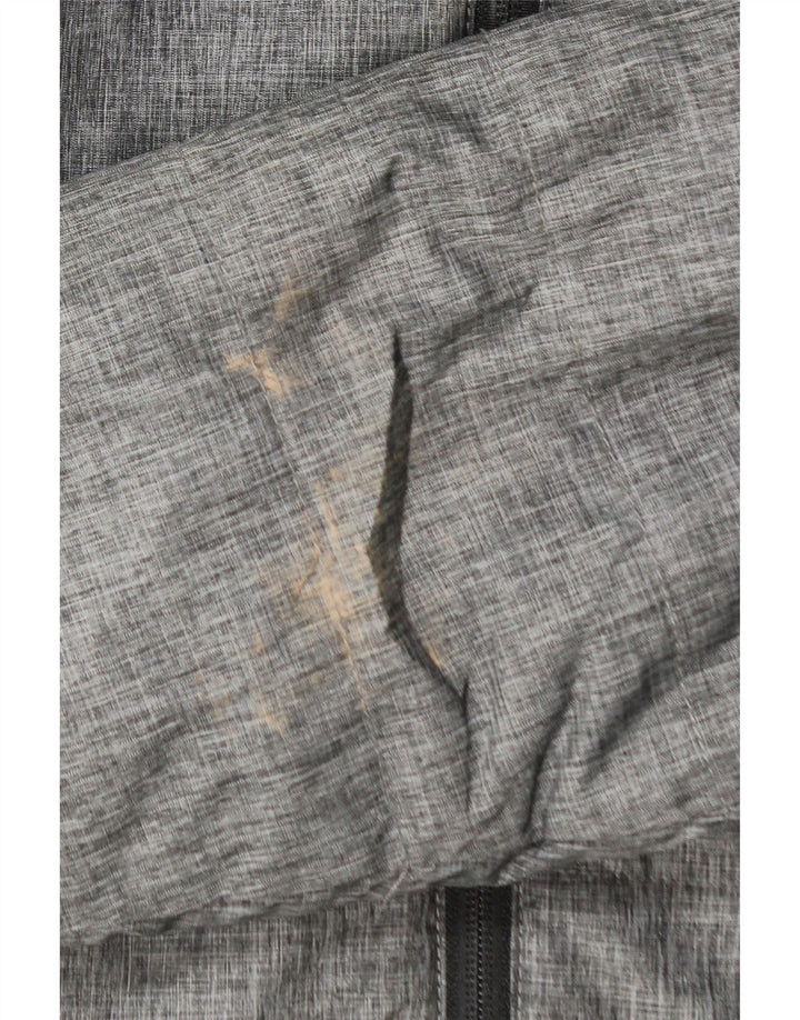 Ellesse Veste matelassée réversible à capuche surdimensionnée pour femme UK 10 Small Gris