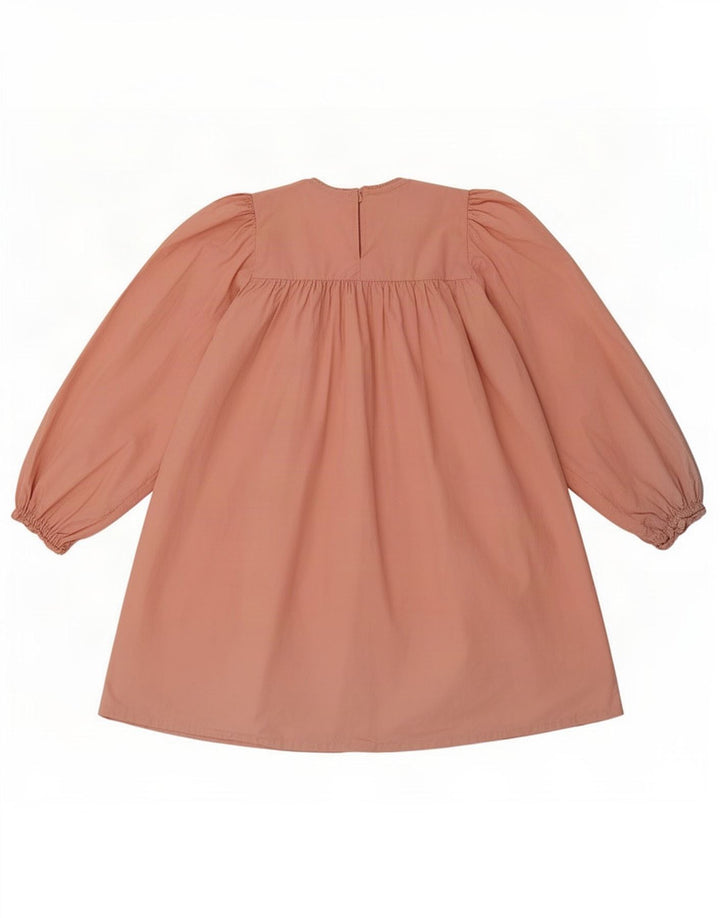 Zara Chemisier surdimensionné à manches longues pour femme Rose moyen UK 12