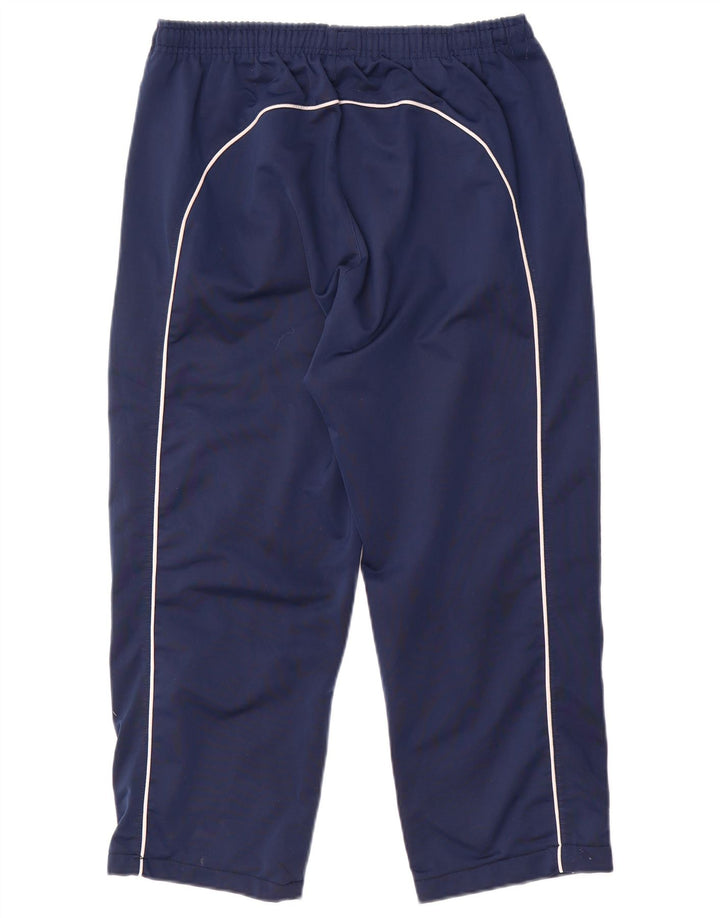Asics Pantalon de survêtement court pour homme Large Bleu marine Polyester