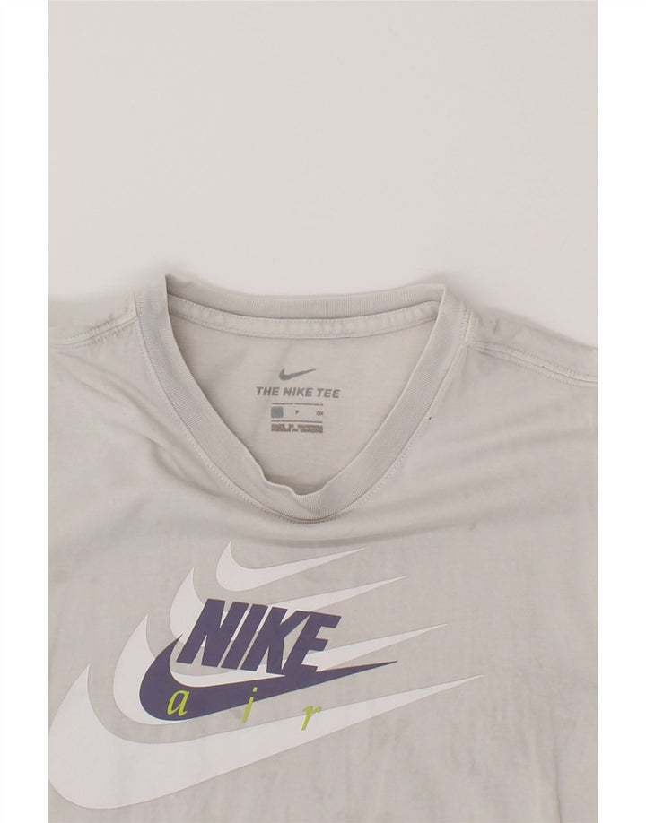 NIKE Mens Graphic T-Shirt Top Small Grey Cotton Vintage Nike and Second-Hand Nike from Messina Hembry 