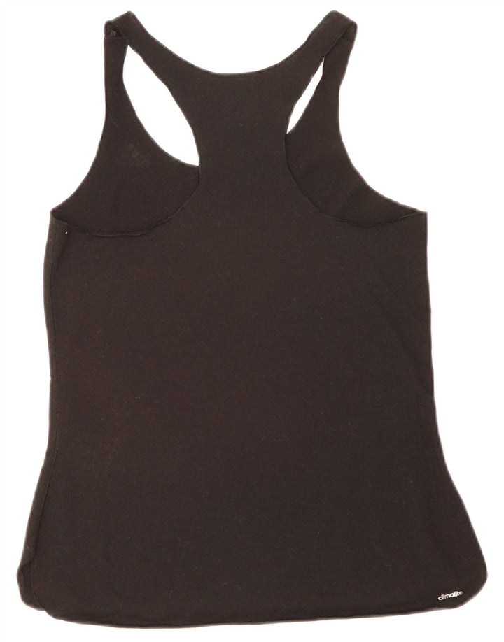 Adidas Débardeur graphique pour femme UK 8/10 Petit Noir Polyester
