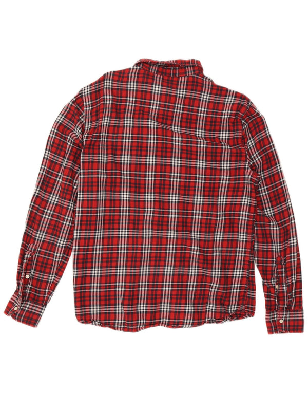 Lee Chemise Flanelle Homme XL Rouge Carreaux Coton