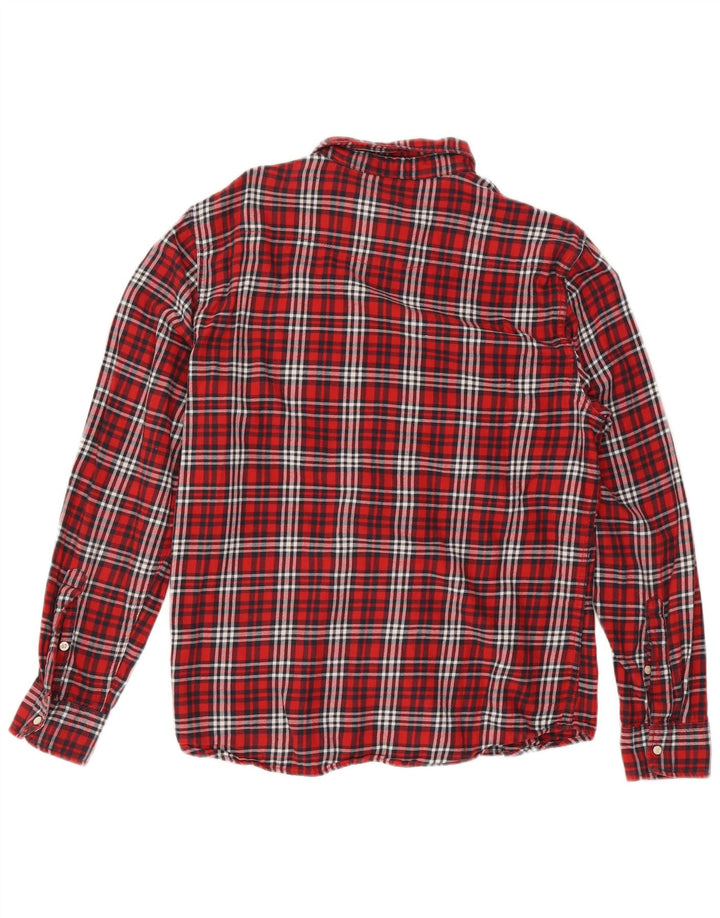 Lee Chemise Flanelle Homme XL Rouge Carreaux Coton