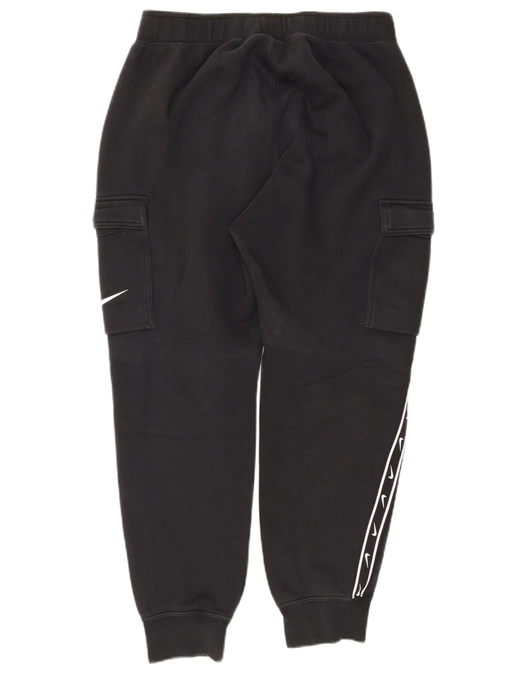 NIKE Pantalon de survêtement cargo graphique pour homme en coton noir moyen