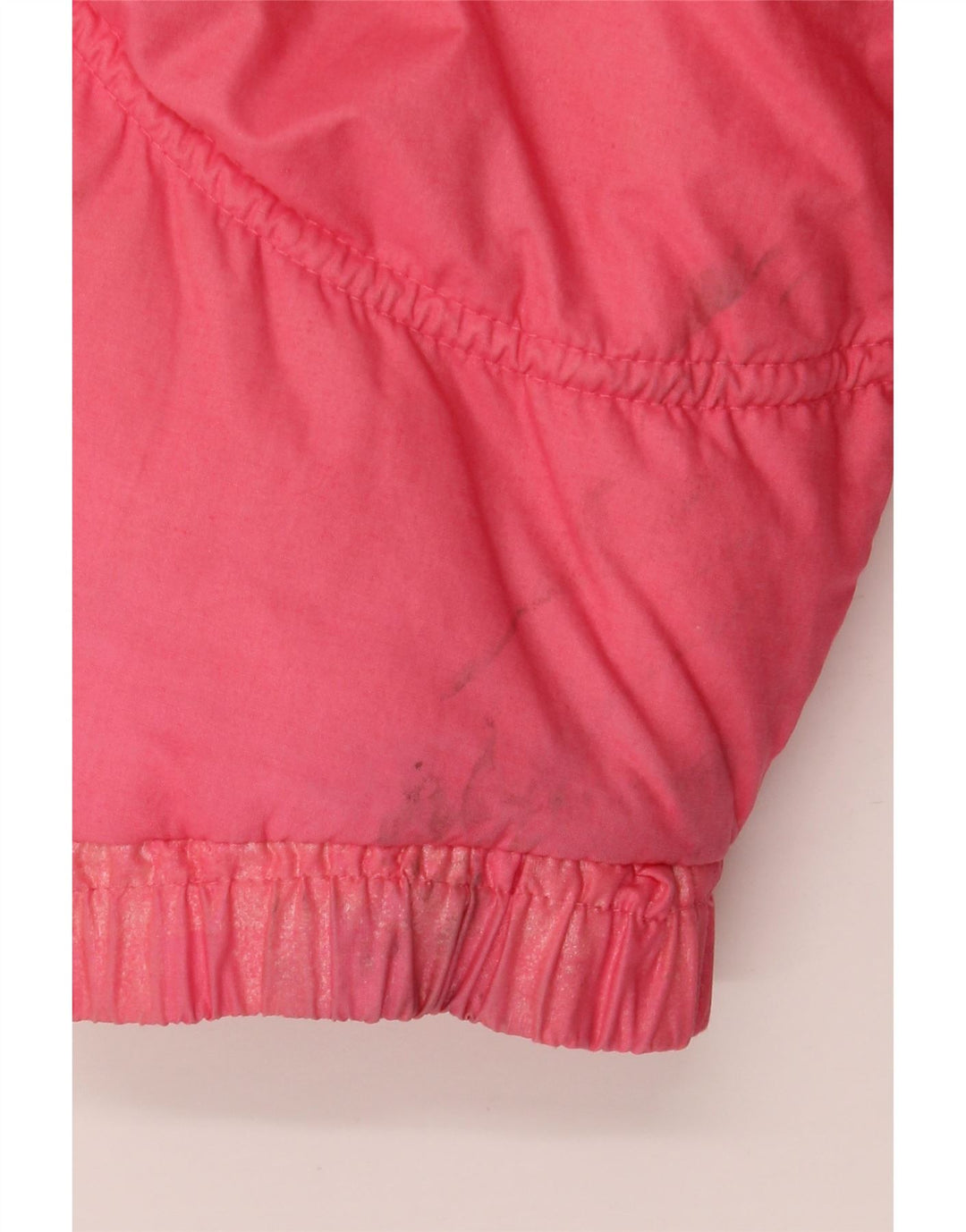 manteau rembourré surdimensionné femme vintage UK 8 Petit coton rose