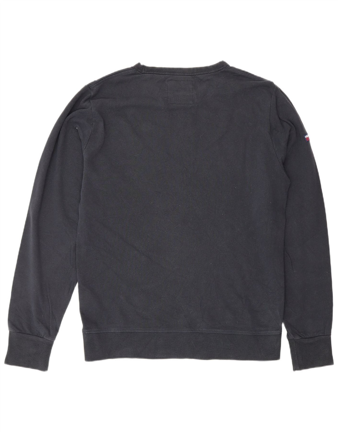 Superdry Homme Graphic Sweatshirt Jumper XL Bleu Marine Coton