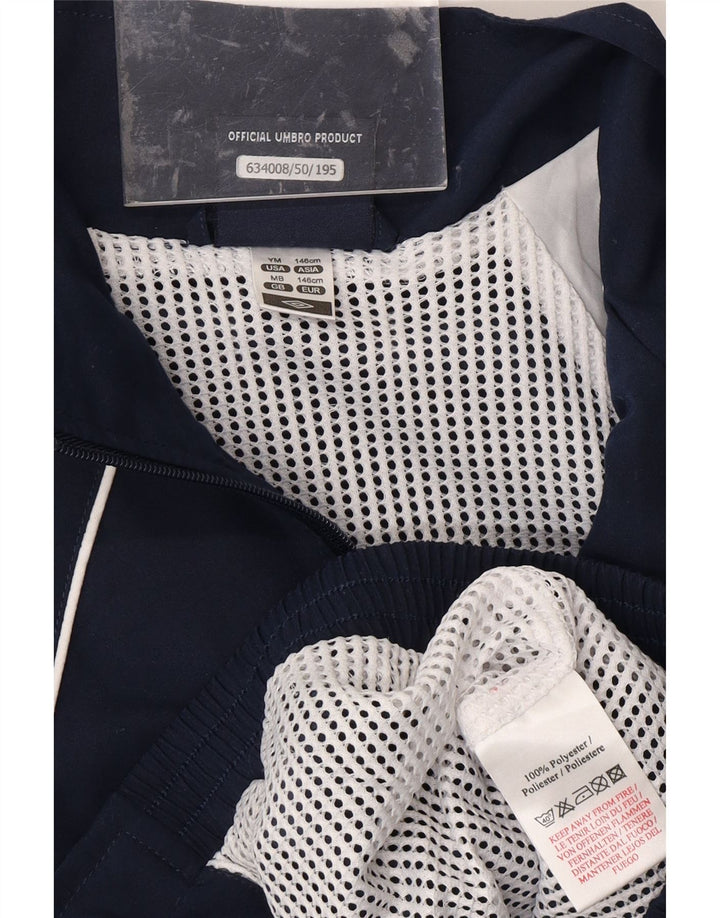 UMBRO Veste de Survêtement Graphique Garçon 10-11 ans Bleu Marine Moyen