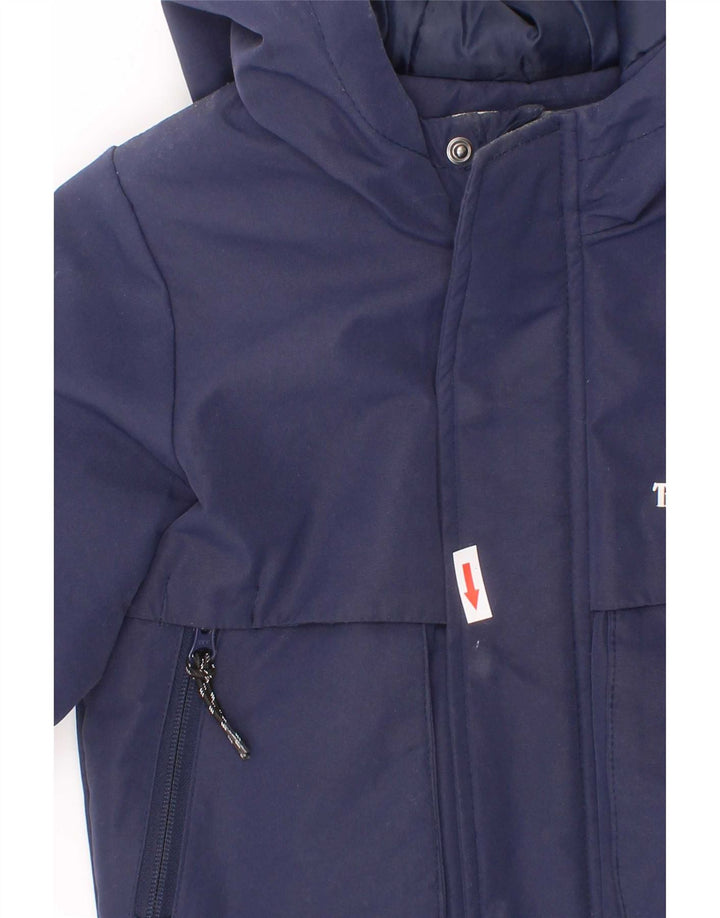 Timberland Veste matelassée à capuche pour garçon 4-5 ans Bleu marine Polyester
