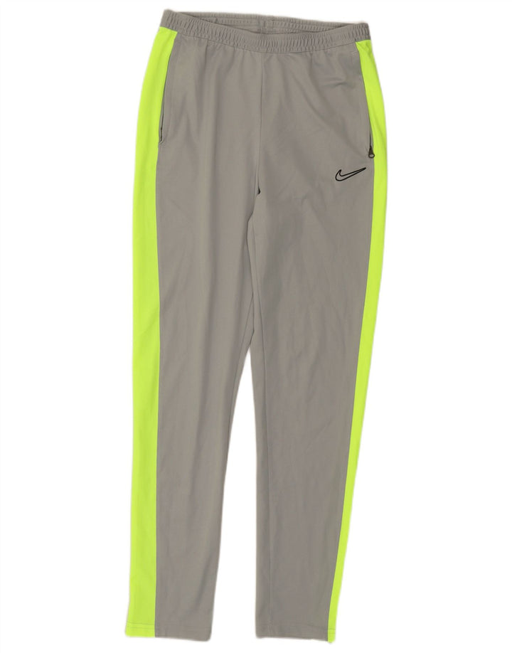 NIKE Pantalon de survêtement Dri Fit Slim Fit pour homme, petit, gris, colour block