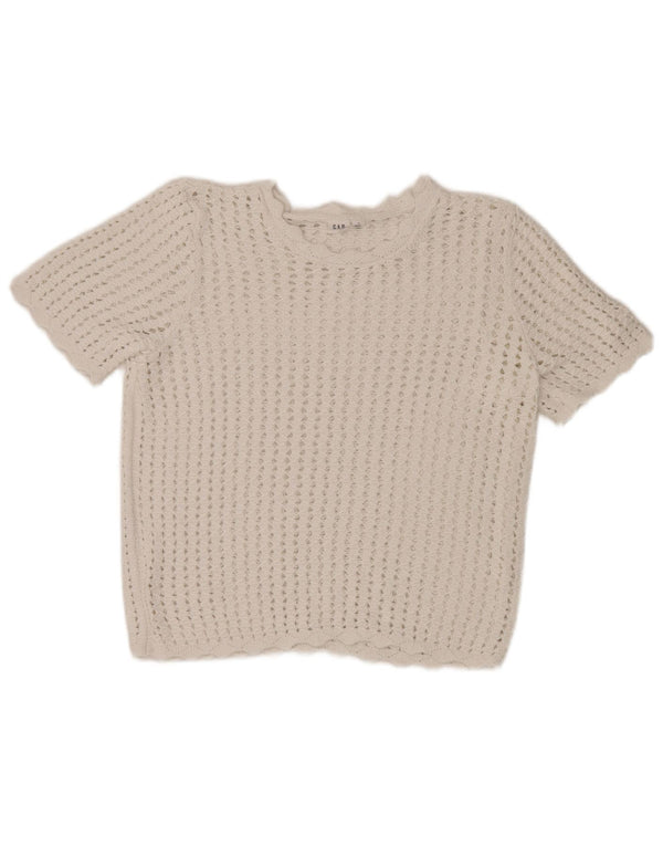 Gap Chemisier au crochet pour femme UK 14 Blanc moyen