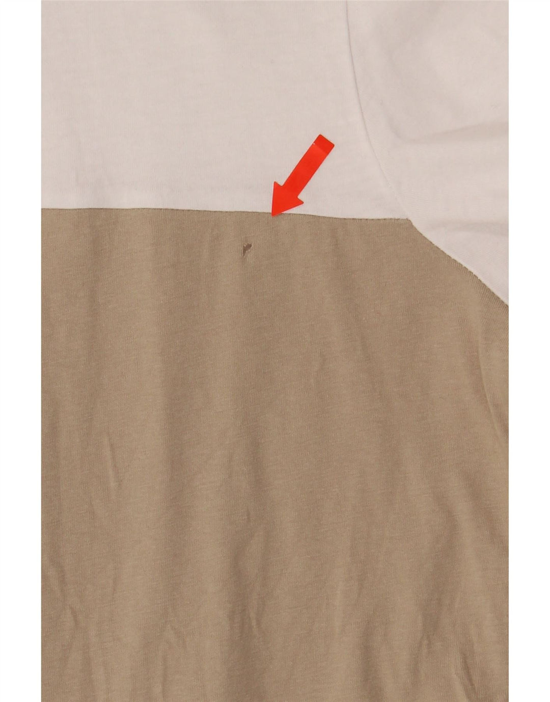Champion T-Shirt Homme Haut Large Blanc Colourblock