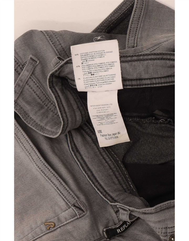 Replay Jean Slim Homme W31 L28 Gris Coton