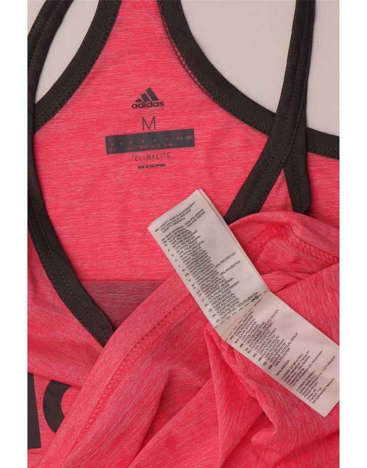 Adidas Femmes Climacool Graphic Débardeur UK 12/14 Rose Moyen Polyester