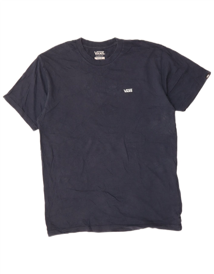 VANS T-shirt coupe classique pour homme en coton bleu marine moyen