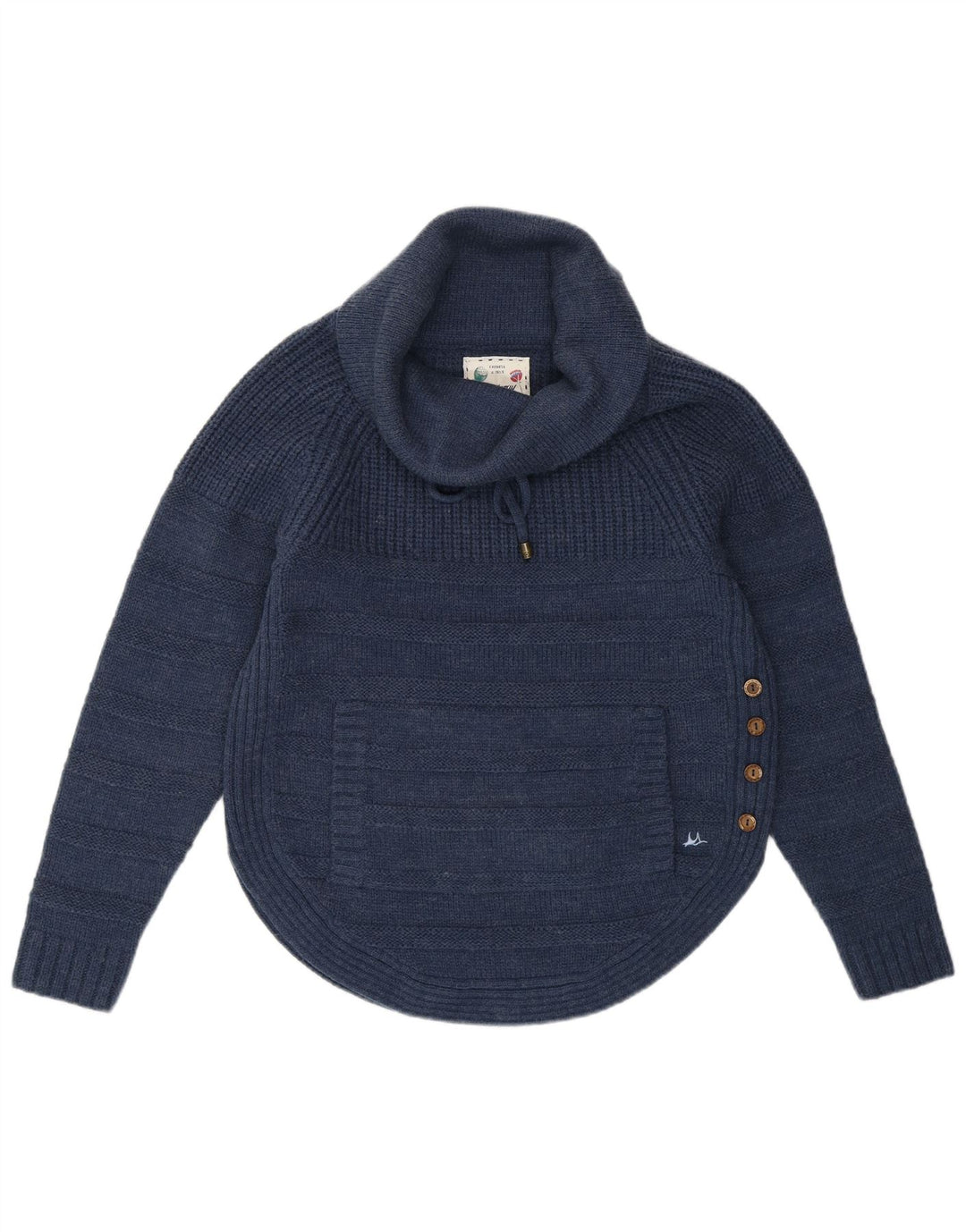 Mantaray Pull surdimensionné à col roulé pour femme UK 10 Petit Bleu marine