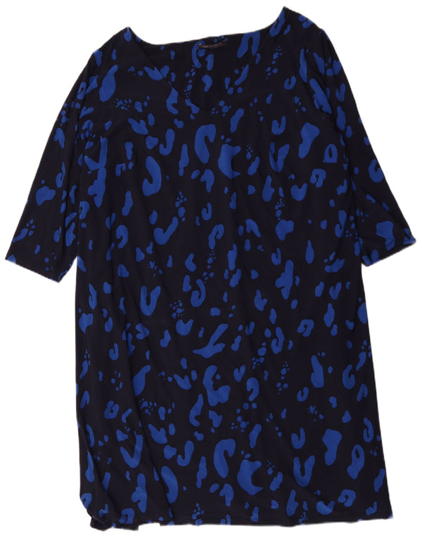 Marks & Spencer Robe droite pour femme UK 30 7XL Bleu marine Imprimé animal