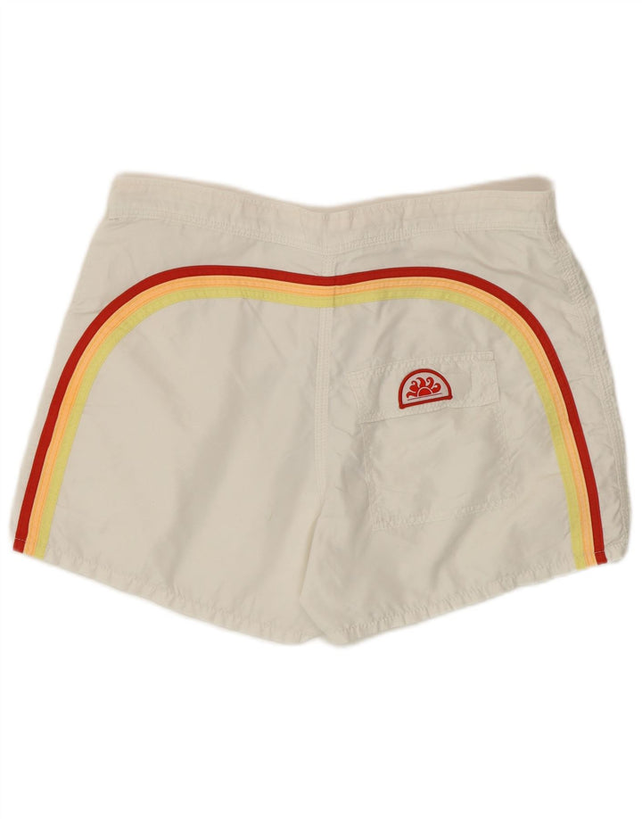 Sundek Short de bain homme nylon blanc moyen