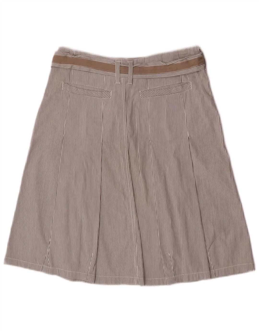 Marlboro Classics Jupe trapèze pour femme EU 40 Medium W30 Gris à fines rayures