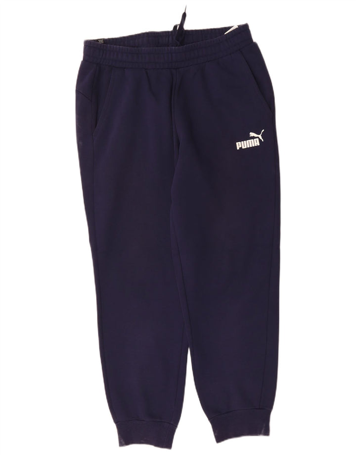 PUMA Pantalon de survêtement pour homme Bleu marine Taille L