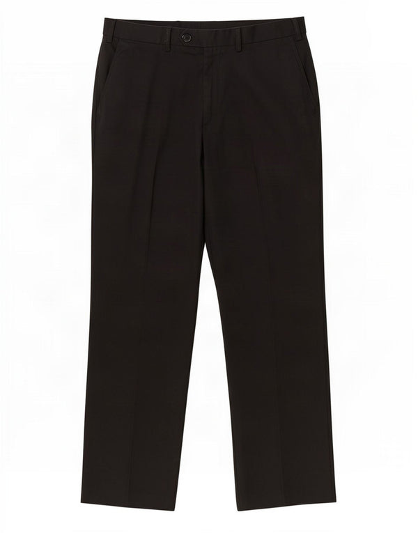 Marks & Spencer Pantalon de costume droit coupe droite pour homme W34 L31 Laine noire