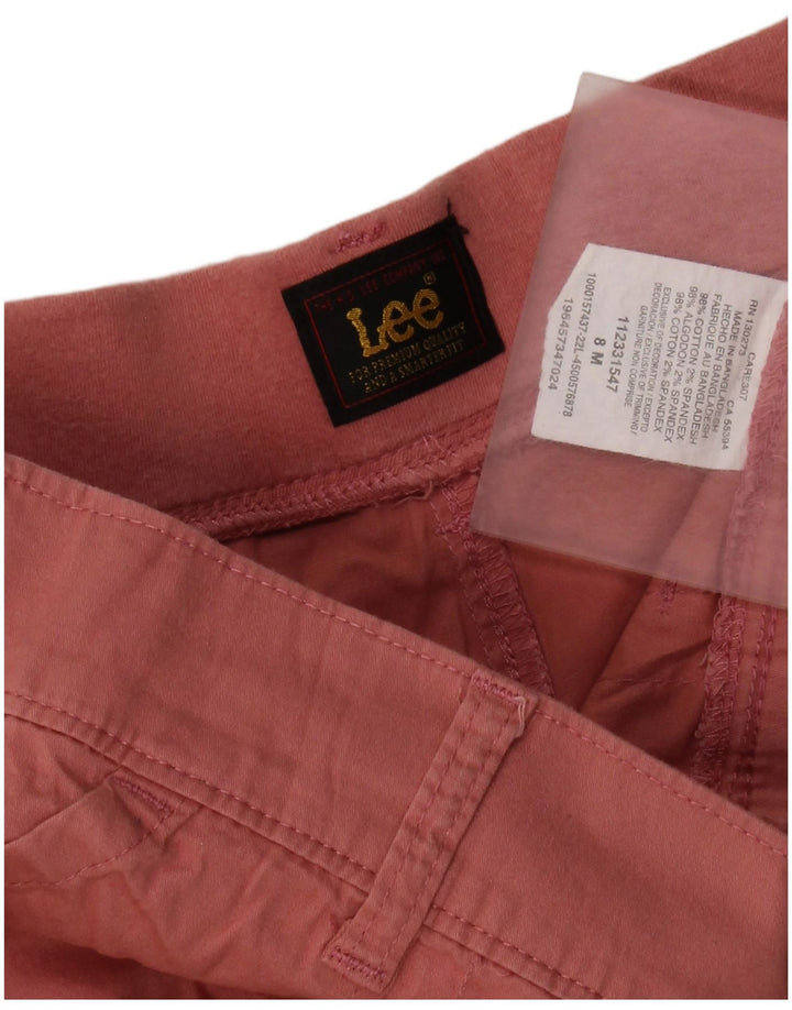 Lee Short Femme US 8 Medium W30 Coton Rose