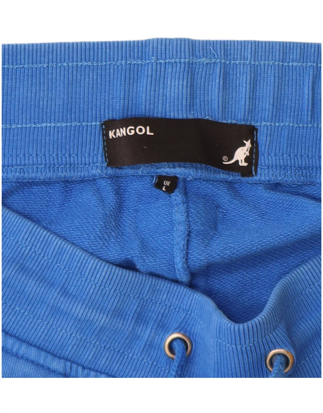 Kangol Short de Sport Graphique Homme Grand Coton Bleu