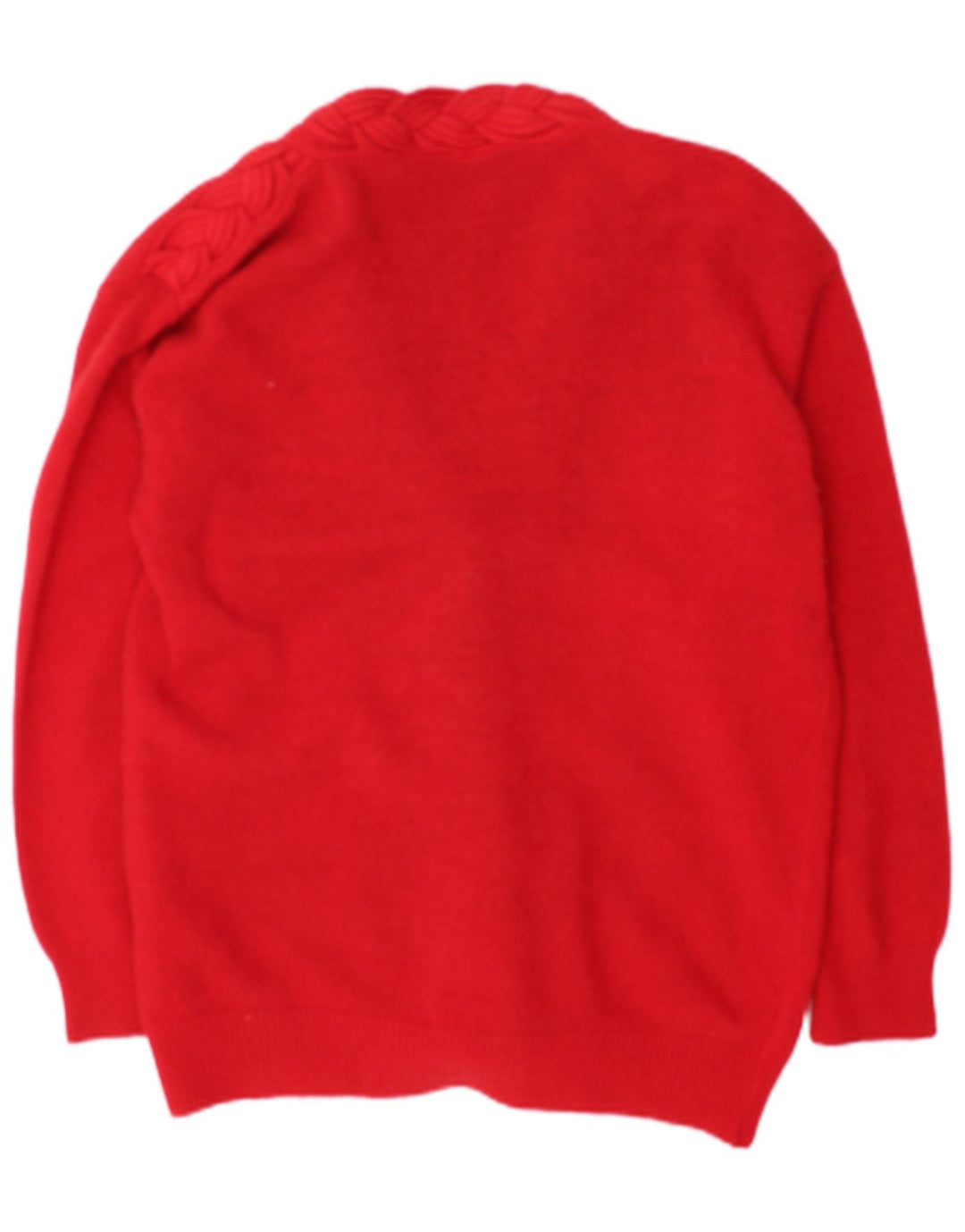 Max Dine Cardigan pour femme en laine d'agneau rouge UK 18 XL