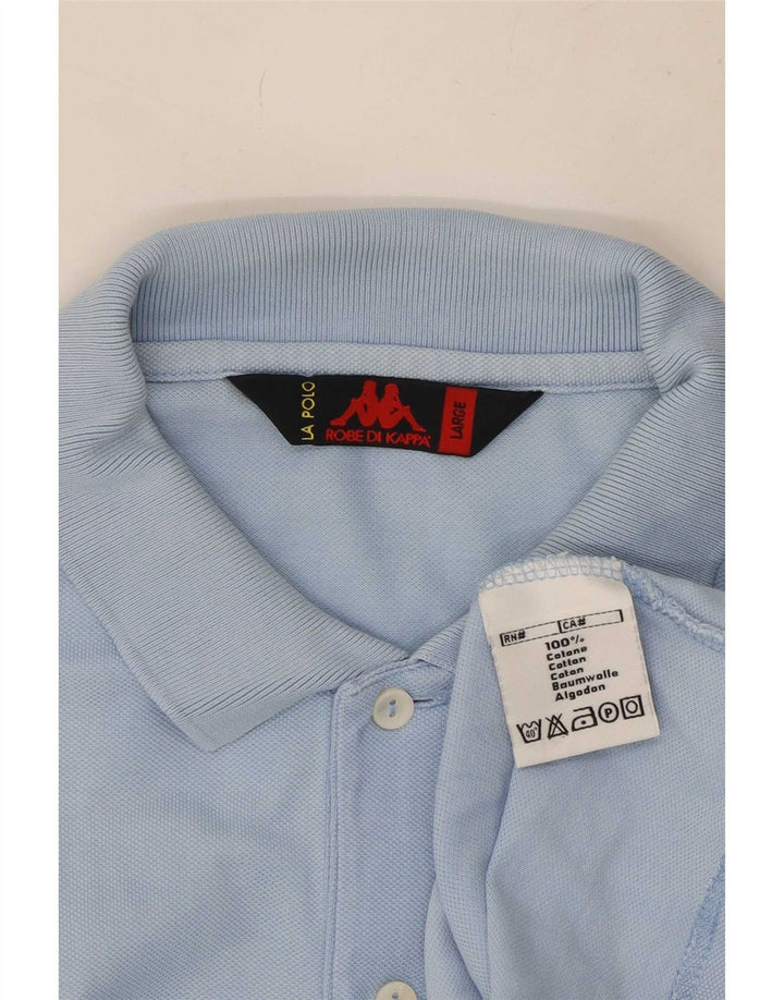 Kappa Polo Homme Grand Bleu Coton