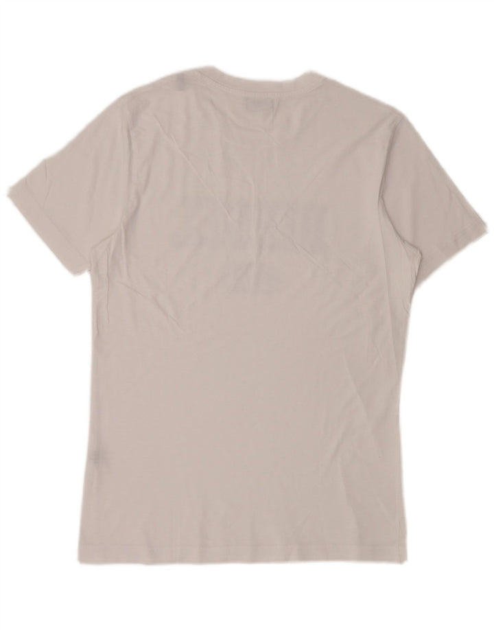 Diesel T-Shirt Graphique Homme Blanc Moyen