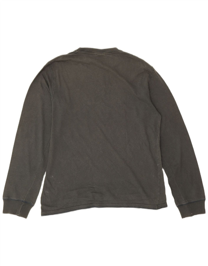 Levi's Haut Graphique à Manches Longues Homme Gris Coton Large
