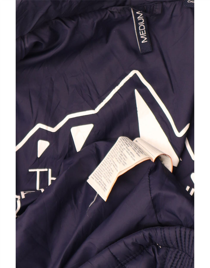 SUPERDRY Veste matelassée pour femme UK 12 Medium Navy Blue Nylon