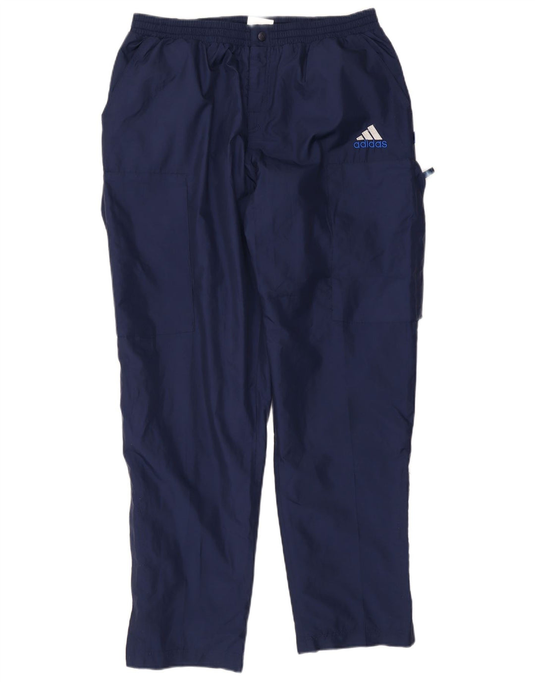 Adidas Pantalon de survêtement cargo pour homme Large Bleu marine Polyester