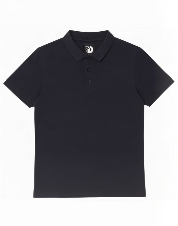 Dack's Polo Homme Large Bleu Marine Coton