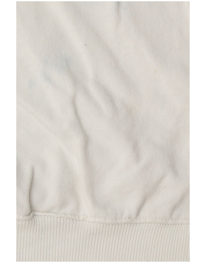 Tommy Hilfiger Sweat-shirt graphique pour homme Petit coton blanc