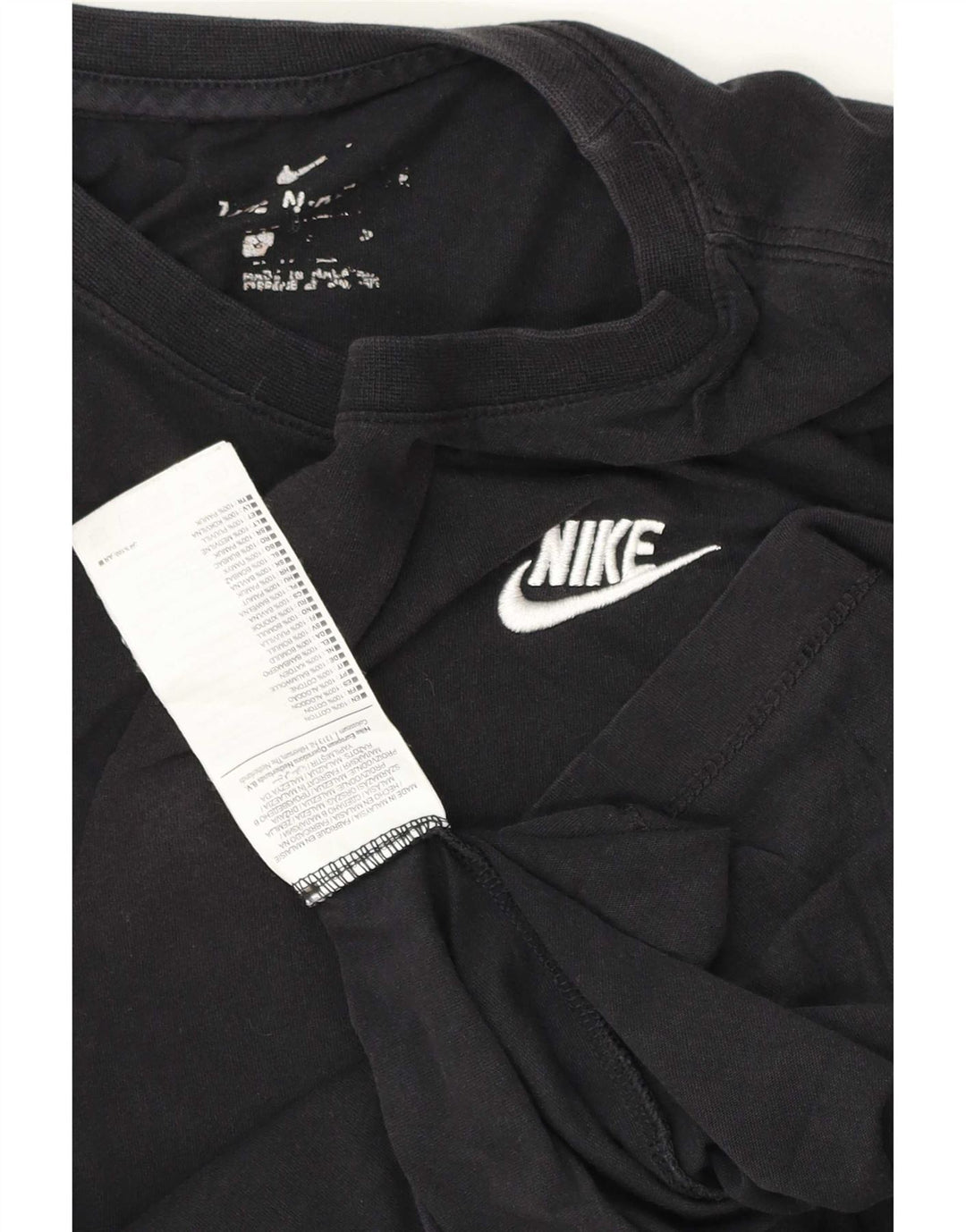 Nike T-Shirt Homme Petit Noir Coton