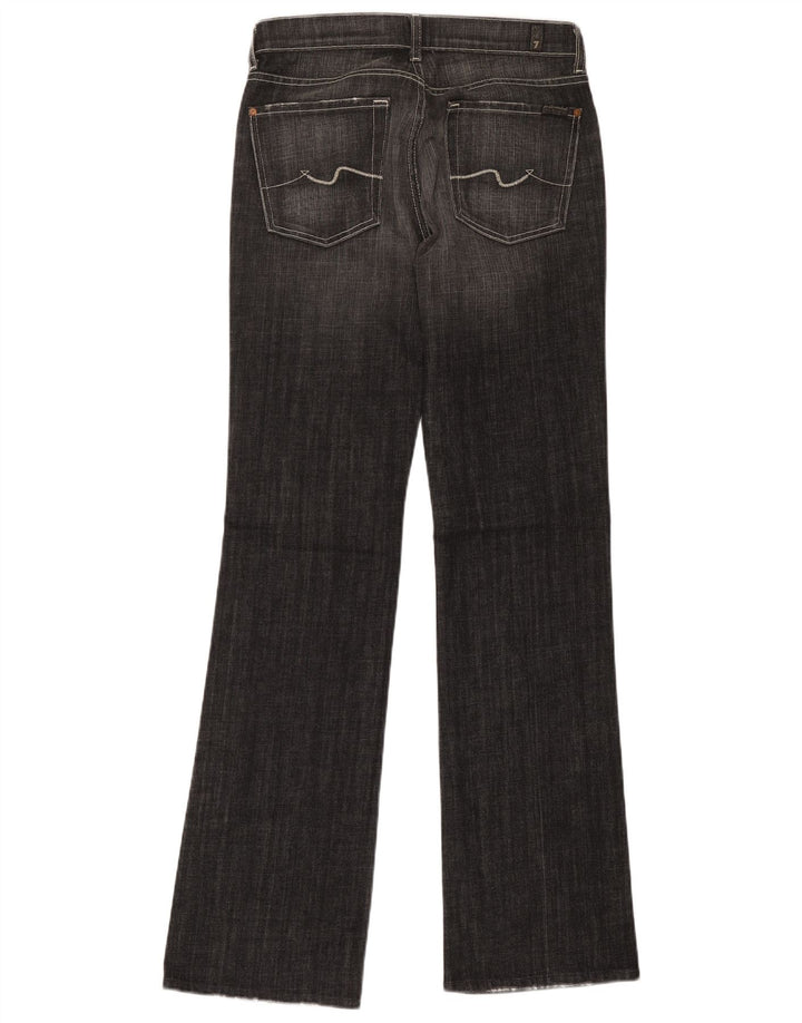 7 For All Mankind Jean Bootcut Femme W31 L36 Coton Gris