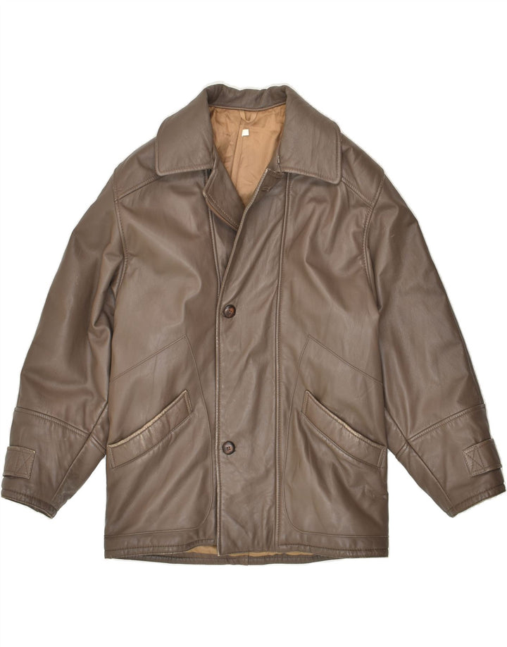 CONBIPEL Veste en Cuir Homme IT 46 Petit Cuir Marron