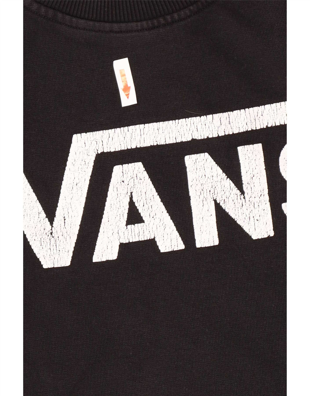 Vans Sweat-shirt graphique pour femme en coton noir Small