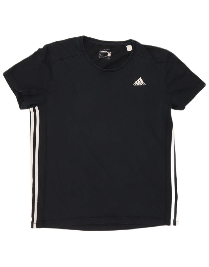 Adidas Climalite T-Shirt Top Homme Noir Moyen
