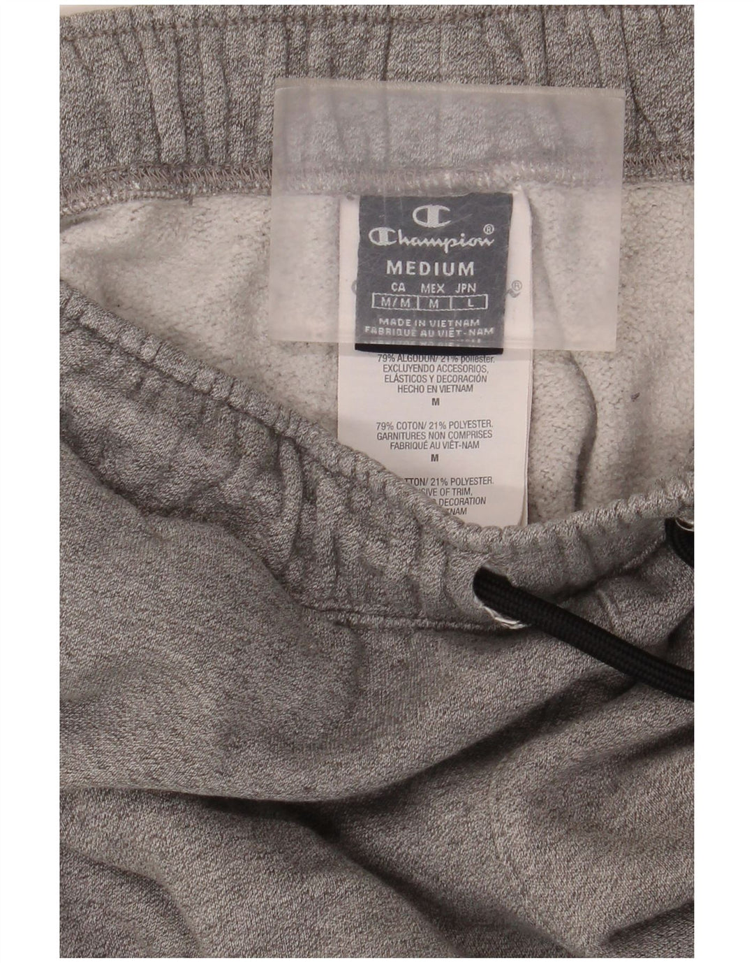 Champion Pantalon De Survêtement Joggers Homme Gris Moyen Coton
