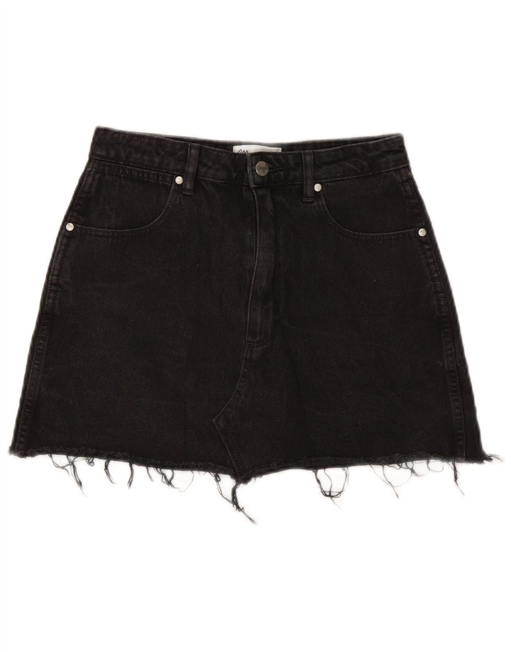 Wrangler Mini jupe en jean pour femme US 9 Medium W27 en coton noir