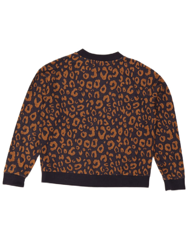 Marks & Spencer Sweat-shirt graphique pour femme UK 12 Bleu marine moyen