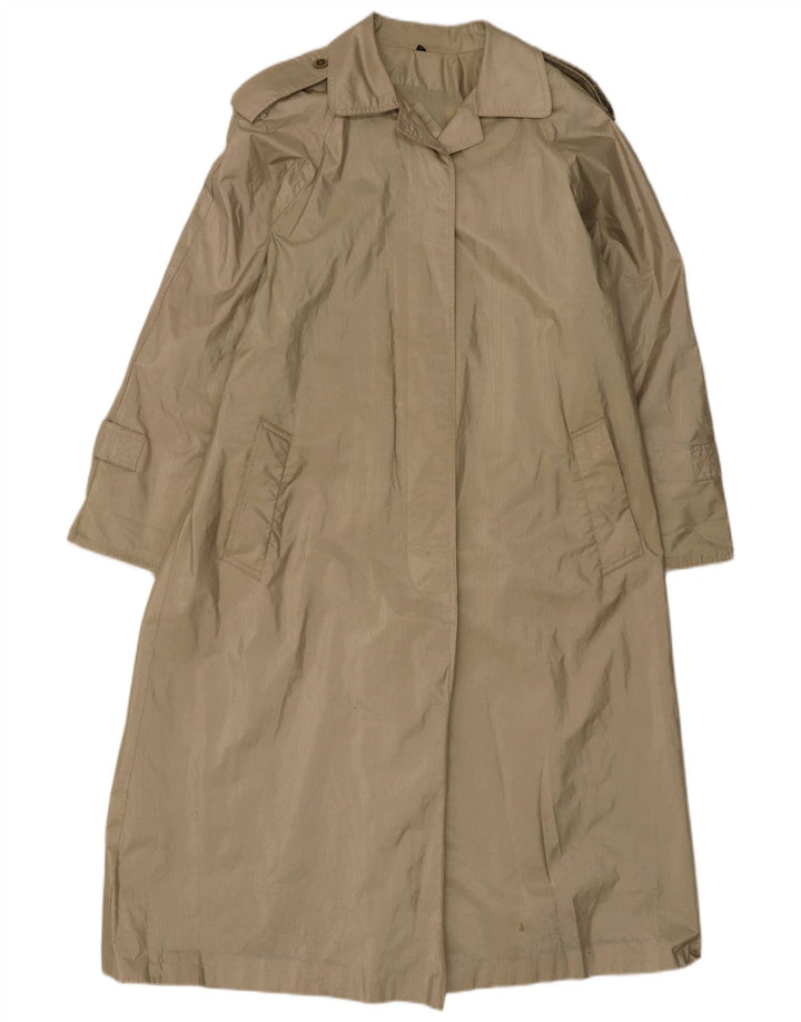 Nuage Manteau imperméable surdimensionné pour femme UK 42, polyester doré moyen
