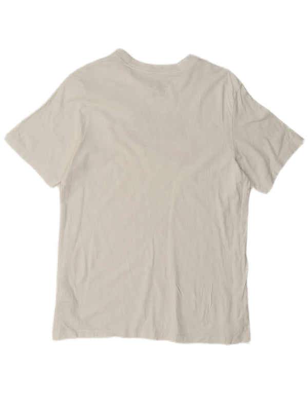 Nike T-shirt graphique pour homme en coton blanc moyen
