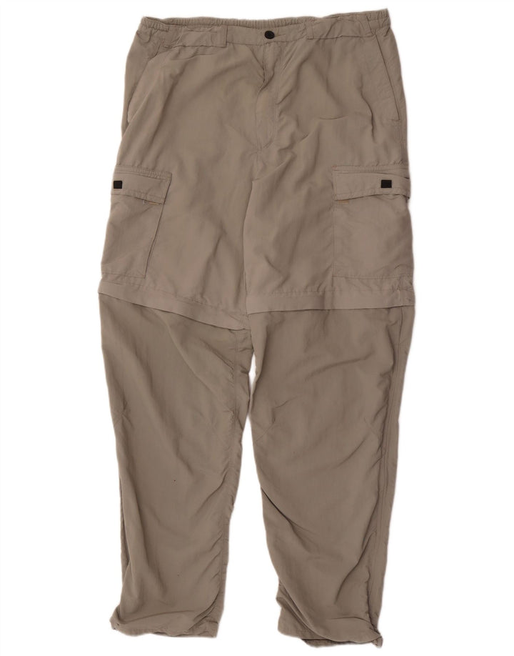 Rohan Pantalon cargo droit pour homme Medium W32 L30 Kaki Polyamide