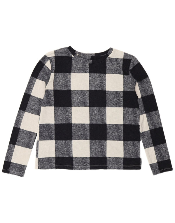 Marks & Spencer Haut à manches longues pour femme UK 8 Small Bleu marine Polyester