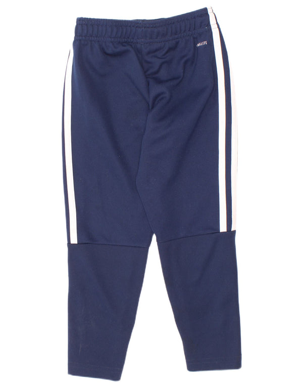 Pantalon de survêtement Adidas Climalite garçon 3-4 ans bleu marine polyester
