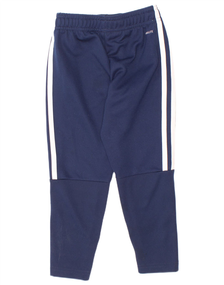 Pantalon de survêtement Adidas Climalite garçon 3-4 ans bleu marine polyester