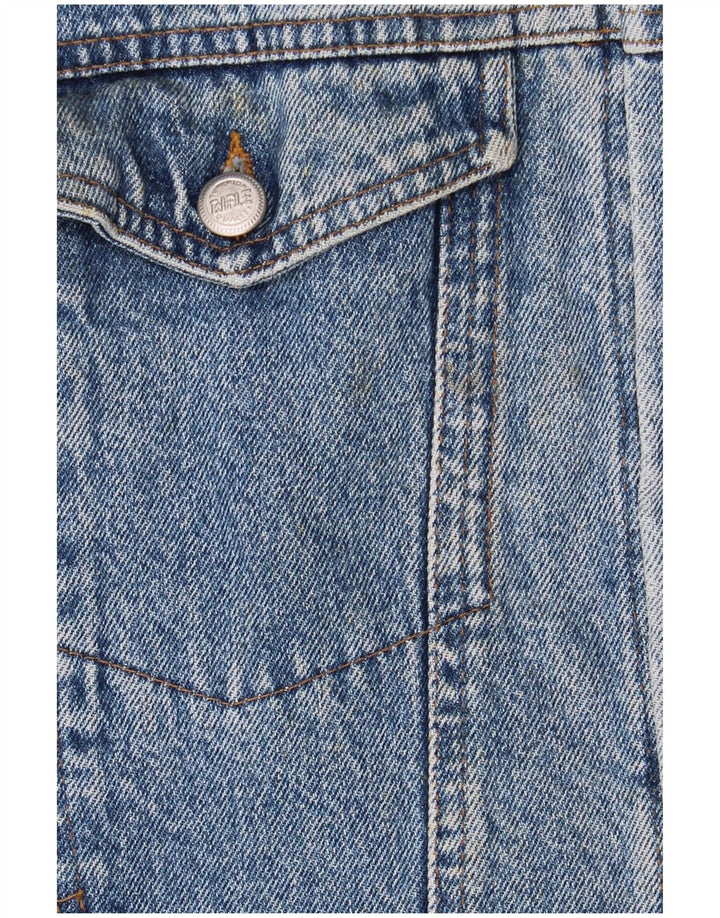 Rifle Veste en jean graphique pour homme UK 44 2XL Bleu rétro