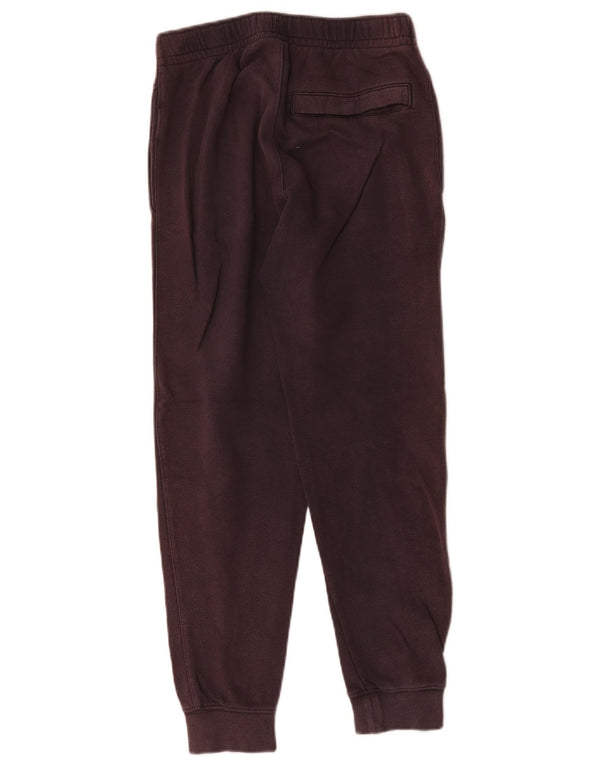 Nike Pantalon de survêtement pour femme Joggers UK 10 Small Maroon Cotton Sports